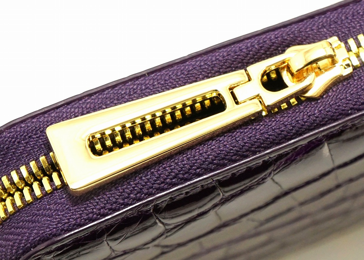 楽天市場】【新品未使用品】【財布】クロコダイル ワニ革 長財布