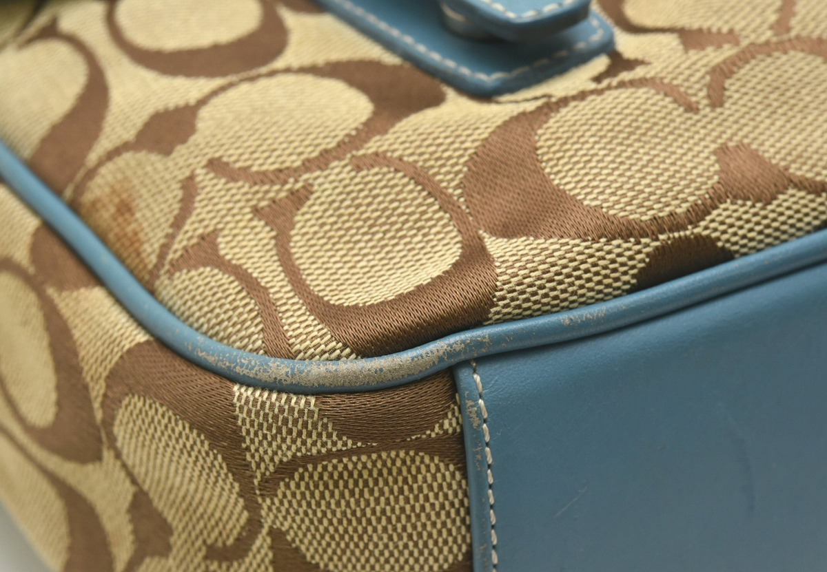 楽天市場】【バッグ】COACH コーチ シグネチャー フィールドバッグ