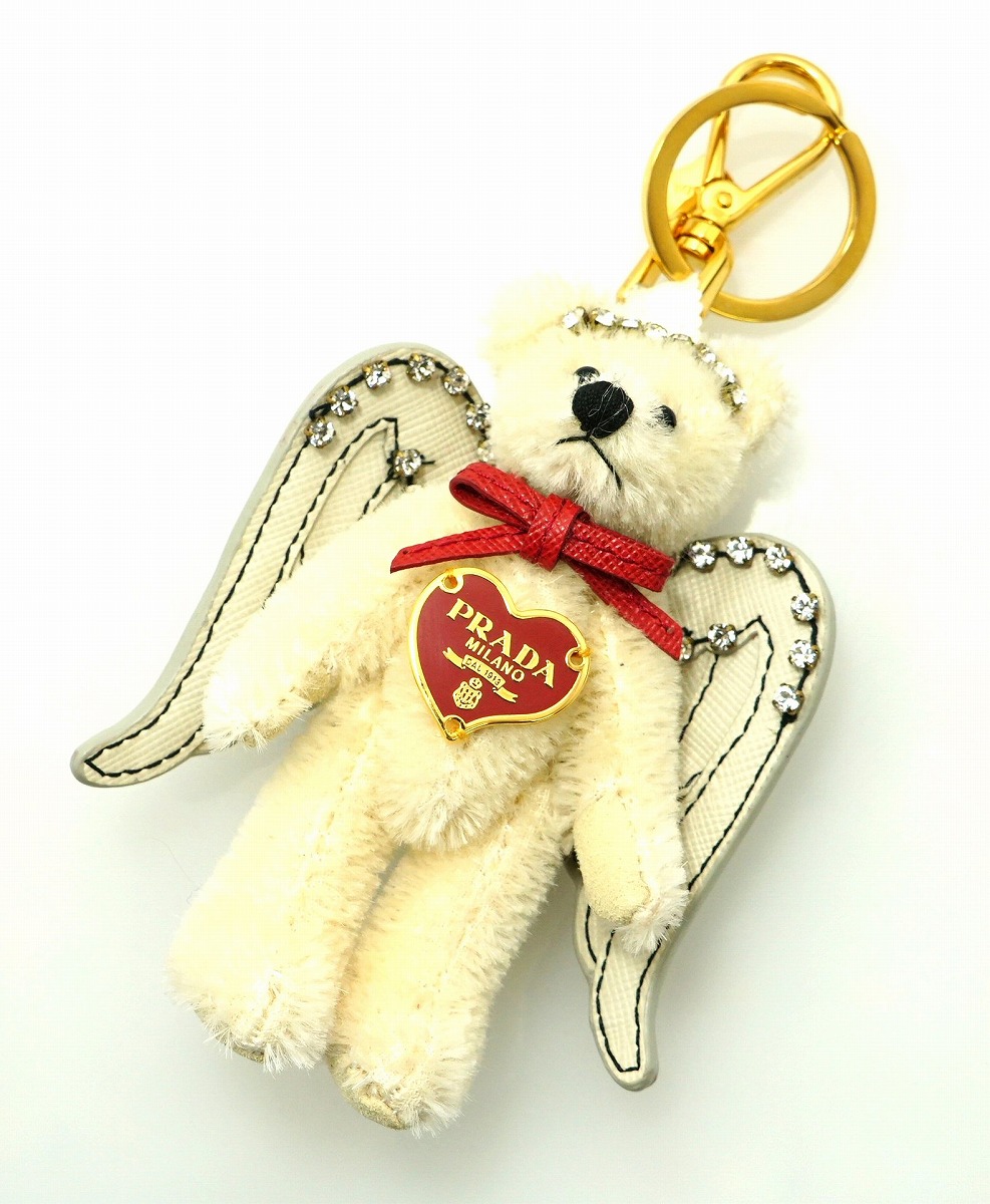 楽天市場】PRADA プラダ チャーム ベアー クマ 天使 エンジェル ライン