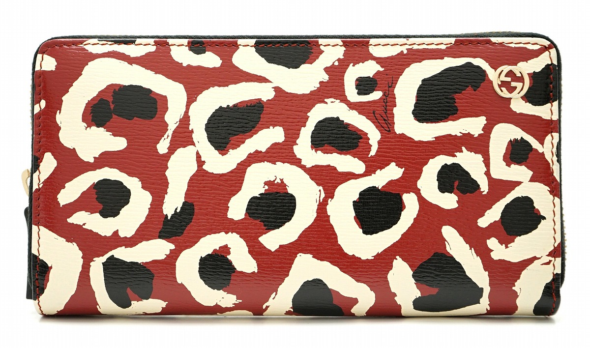 楽天市場】【新品未使用品】【財布】GUCCI グッチ レオパード ラウンド
