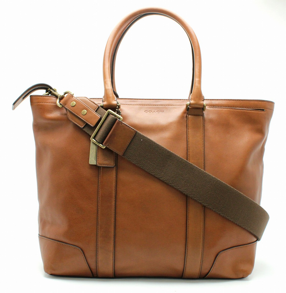楽天市場】【バッグ】COACH コーチ ブリーカー レガシー レザー