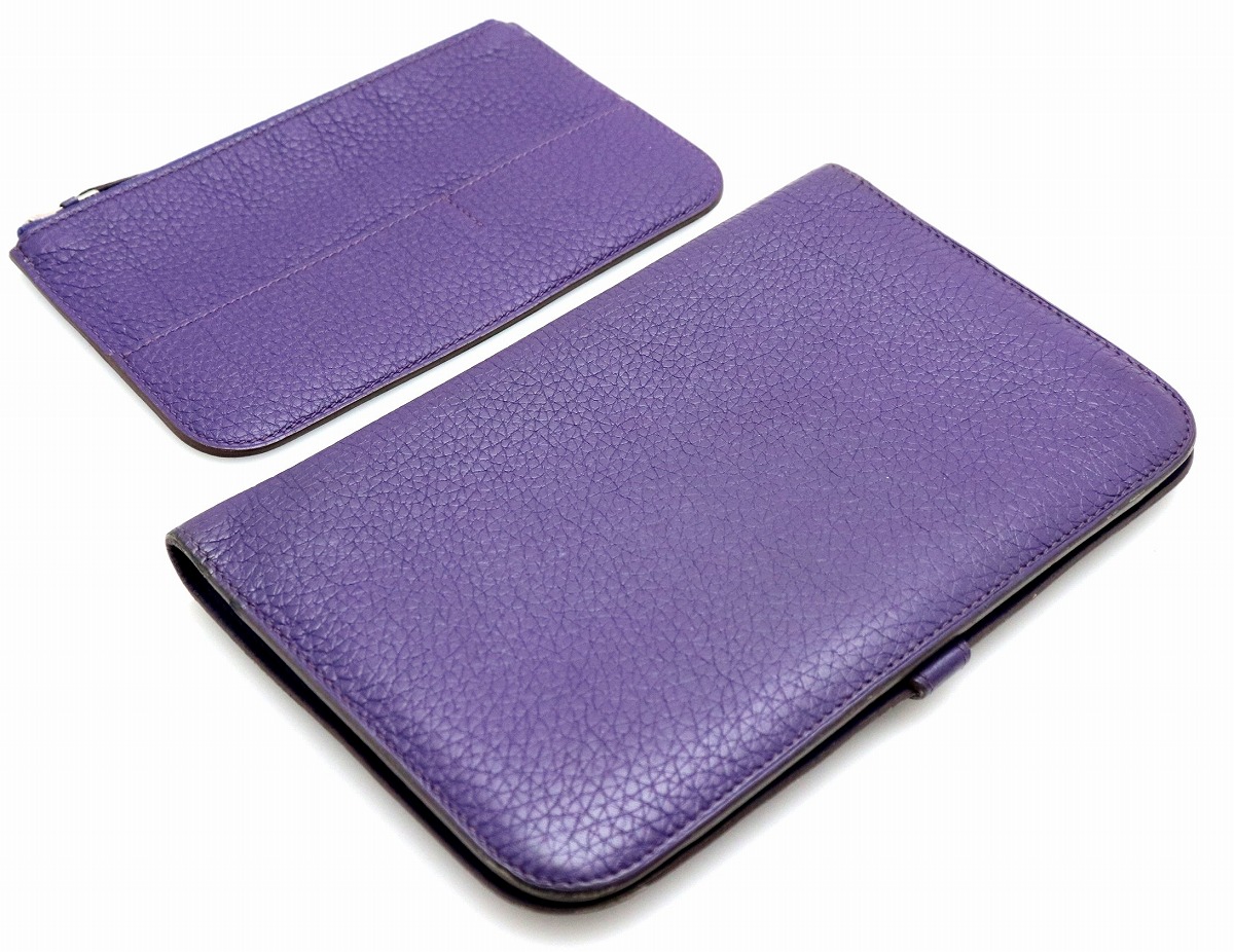 楽天市場】【財布】HERMES エルメス ドゴンGM 2つ折 長財布 レザー