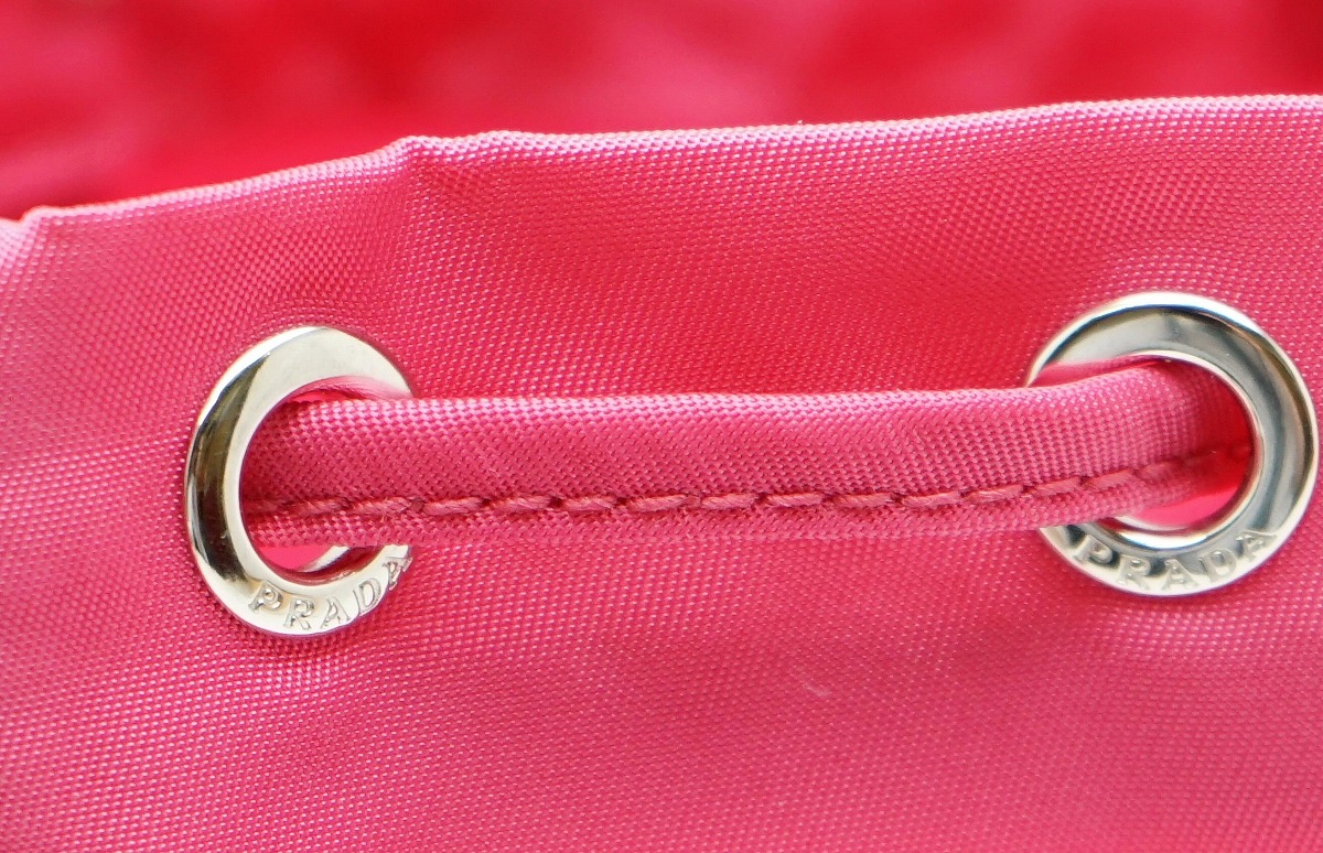 楽天市場】【未使用品】PRADA プラダ ナイロン ポーチ 巾着ポーチ 小物