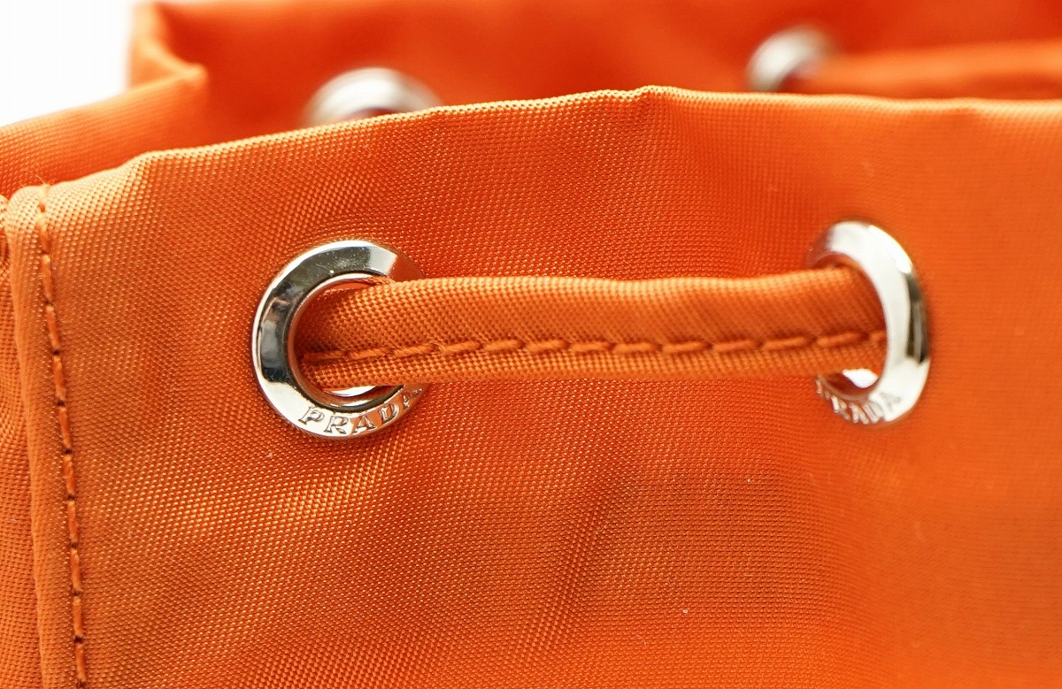 楽天市場】【未使用品】PRADA プラダ ナイロン ポーチ 巾着ポーチ 小物