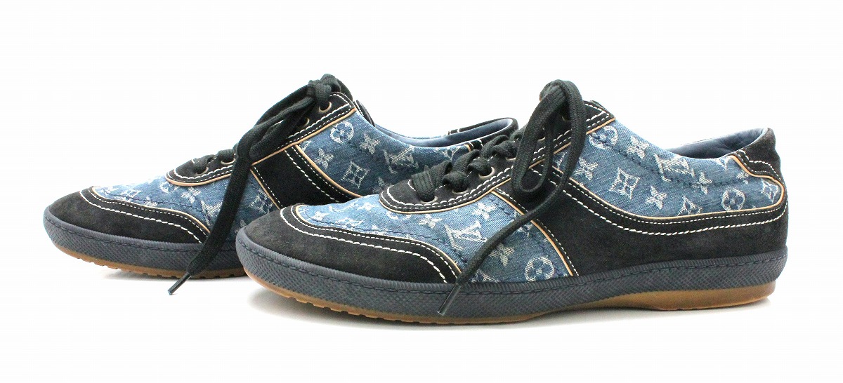 楽天市場】【靴】LOUIS VUITTON ルイ ヴィトン モノグラムデニム