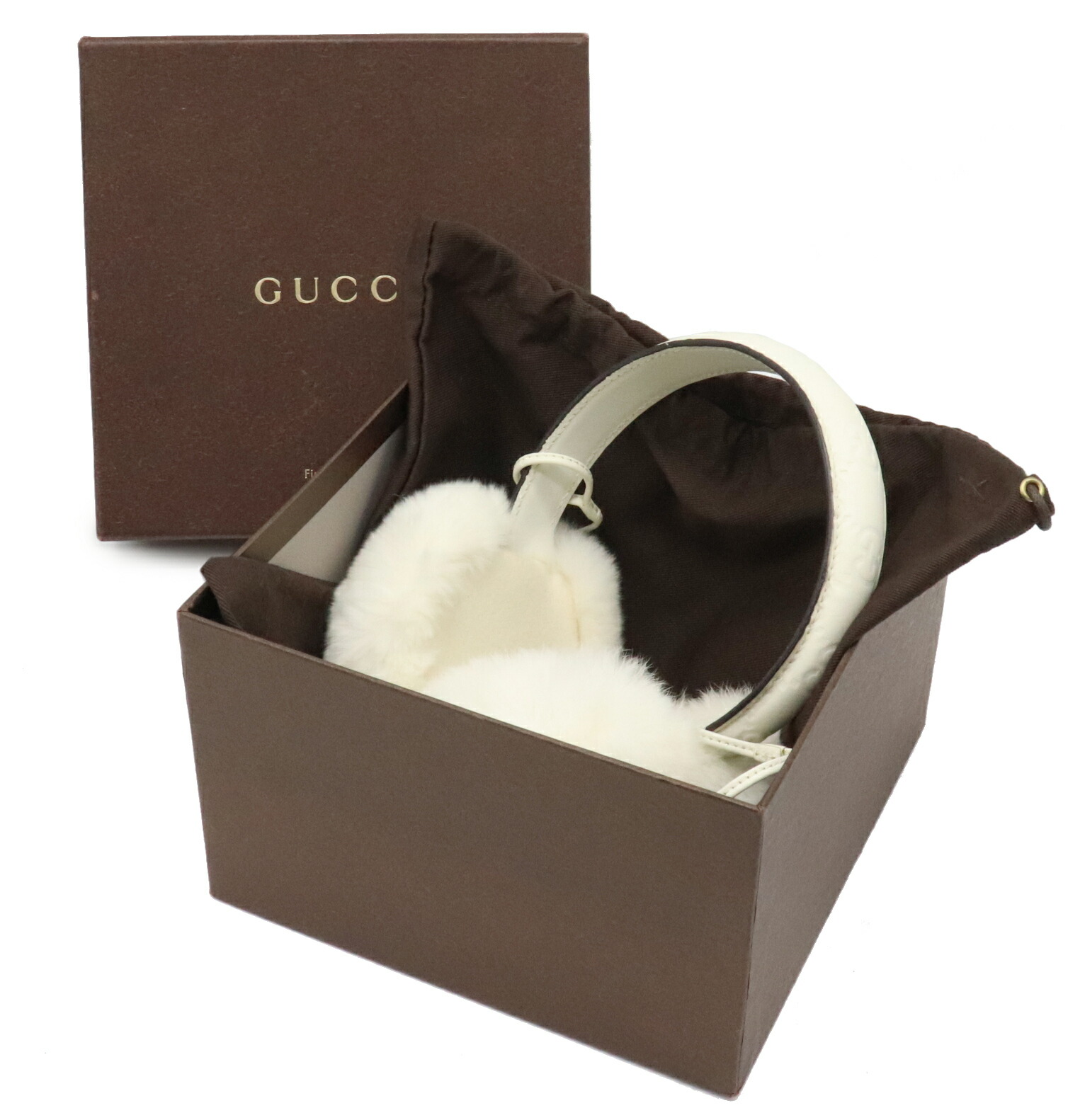 楽天市場】【未使用品】【アパレル】GUCCI グッチ イヤーマフ 耳あて