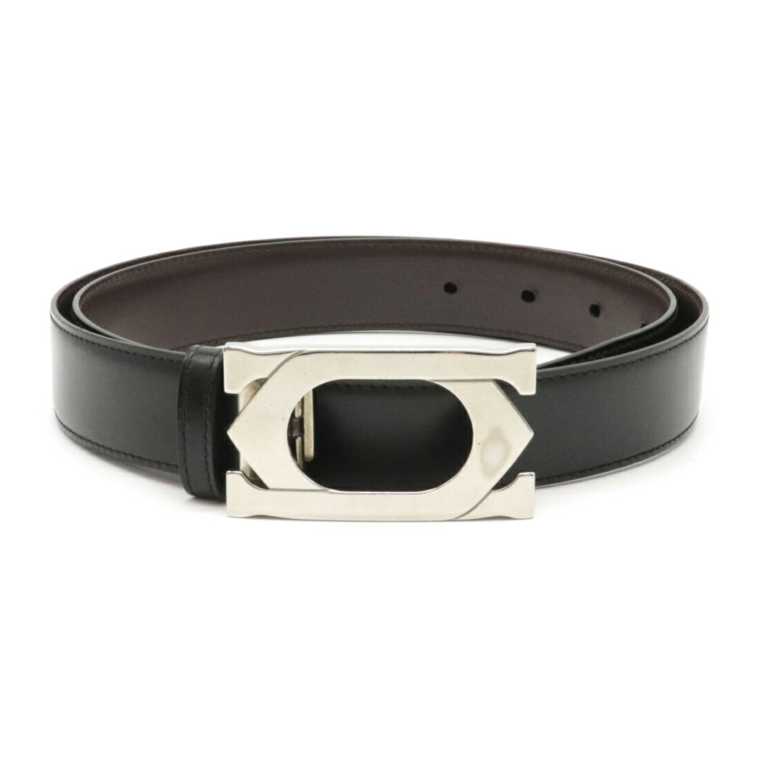 楽天市場】Cartier カルティエ ダブルC ロゴバックル リバーシブル