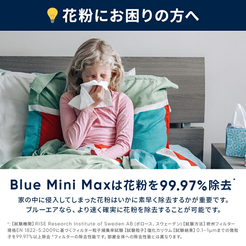 楽天市場】空気清浄機 ブルーエア Blue Mini Max 12畳 花粉【プレ