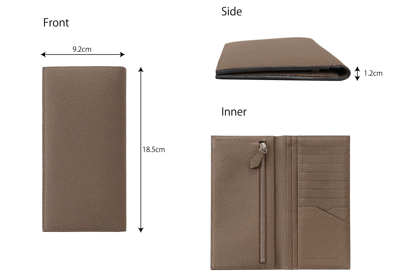 楽天市場】【公式】ロングウォレット 二つ折り財布 薄い財布 メンズ