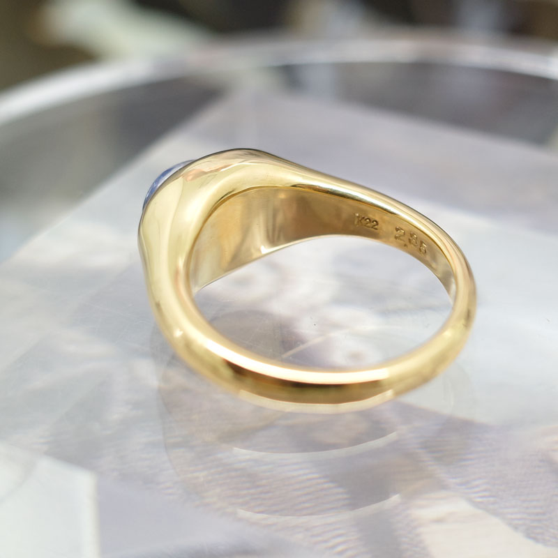 楽天市場】【指輪】K22デュモルチェライト・イン・クォーツリング2.85