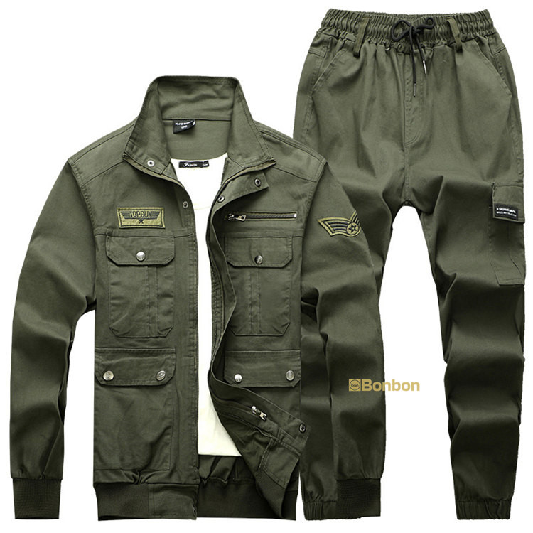 楽天市場】迷彩服 セットアップ メンズ 作業服 長袖 上下セット