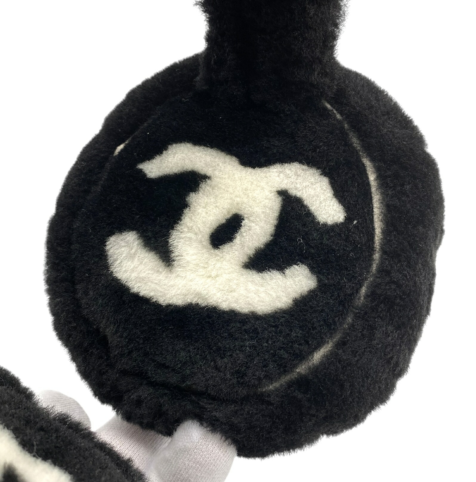 楽天市場】【美品】CHANEL シャネル イヤーマフ 耳当て ココマーク