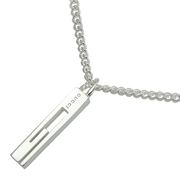 楽天市場】【新品】 グッチ ネックレス カットアウトGバー Gロゴ