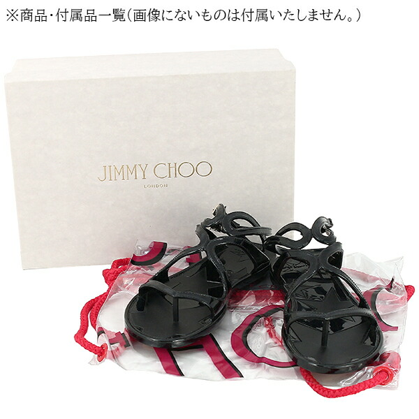 楽天市場】ジミーチュウ ラバーサンダル ♯37 / 24cm LANCE JELLY