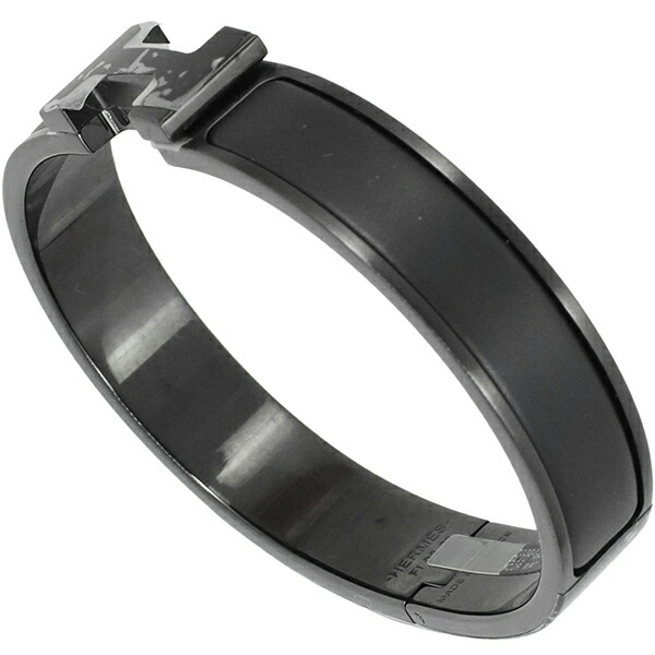 楽天市場】エルメス ブレスレット クリックHH ソーブラック 黒 メタル