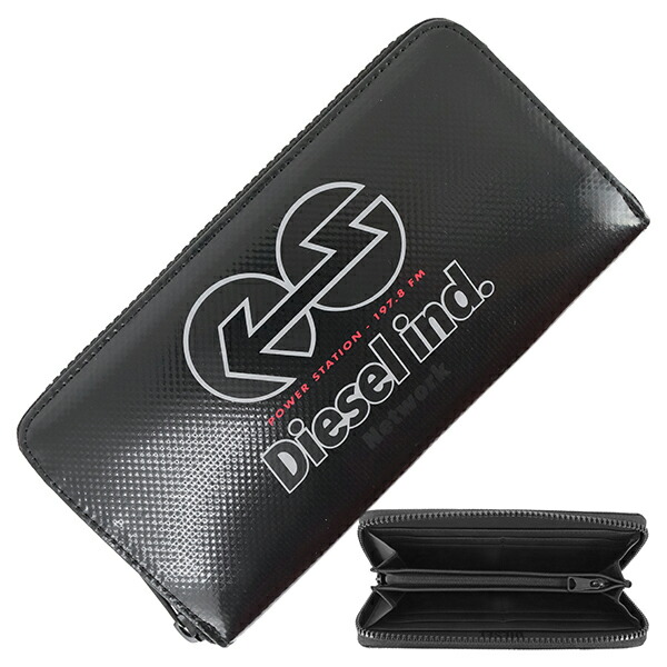 楽天市場】【新品】 ディーゼル 長財布 メンズ ロゴ ポリ塩化ビニル