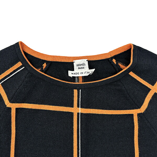 楽天市場】エルメス 半袖ニット チェック 36サイズ レディース