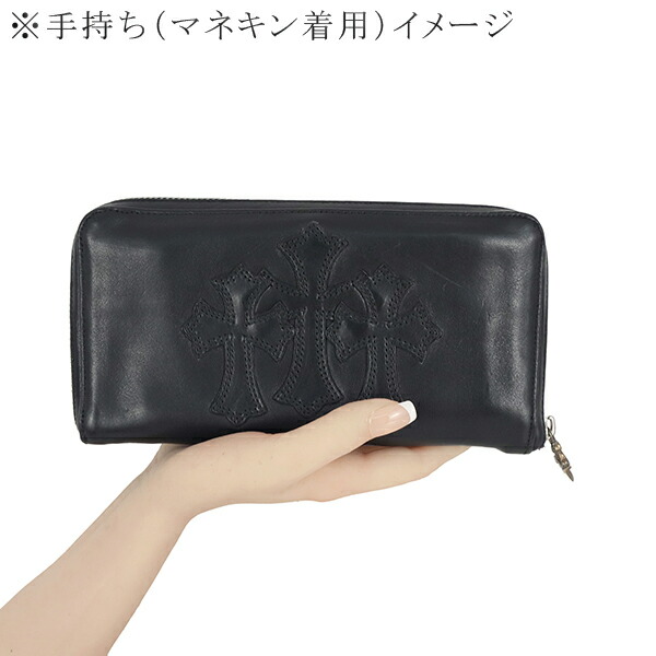 楽天市場】【中古】 クロムハーツ 長財布 REC ZIP 3PTCH 3セメタリー