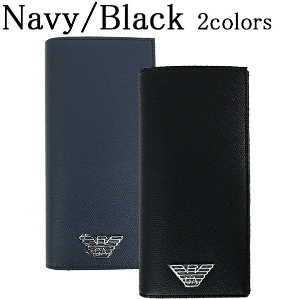 楽天市場】エンポリオ アルマーニ 長財布 メンズ 二つ折り長財布