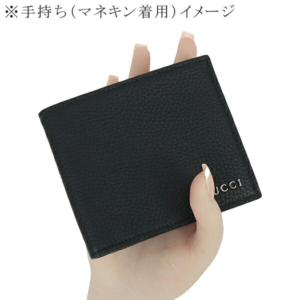 楽天市場】【新品】 グッチ 二つ折り財布 GUCCIロゴ 二つ折り