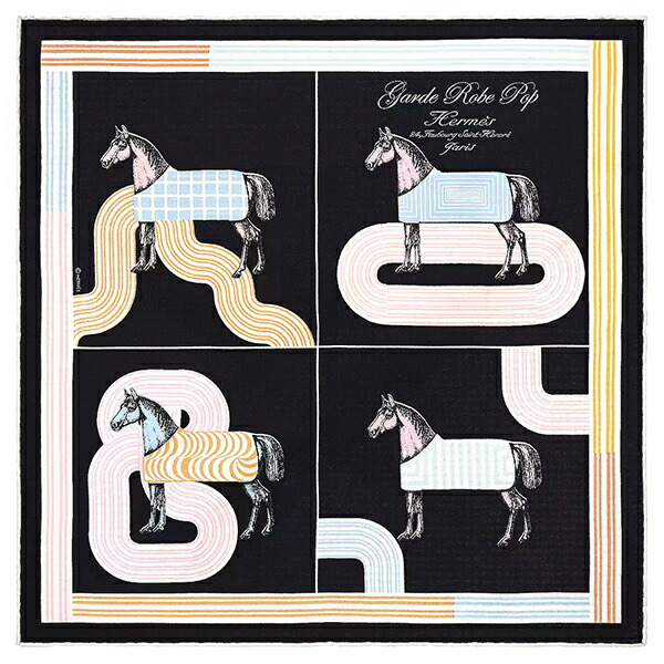 楽天市場】【新品】 エルメス スカーフ カレ 45 ガヴロッシュ ツイル