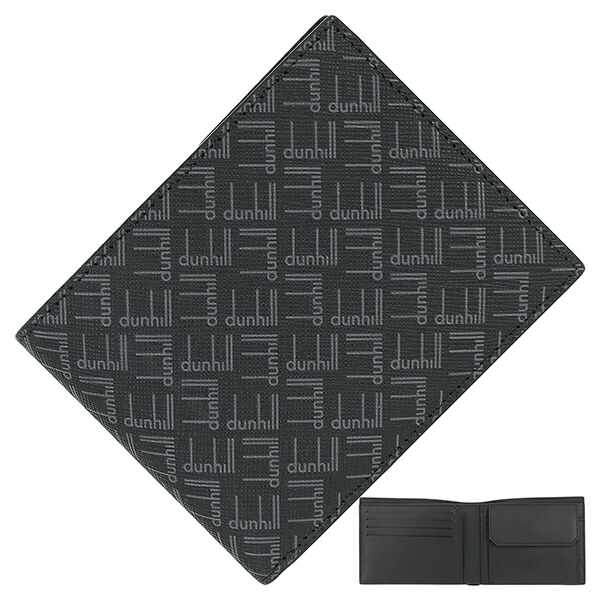 楽天市場】ダンヒル 二つ折り財布 小銭入れあり シグネチャー ロゴ