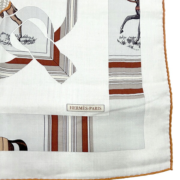 楽天市場】【美品】 エルメス ショール カレ ジェアン 140 エプロン