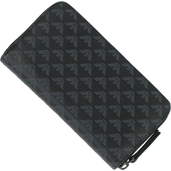 楽天市場】エンポリオ アルマーニ 長財布 メンズ ラウンドファスナー長