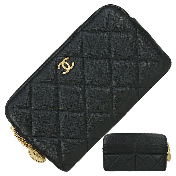楽天市場】【新品】 シャネル ミニポーチ カードポケット付き