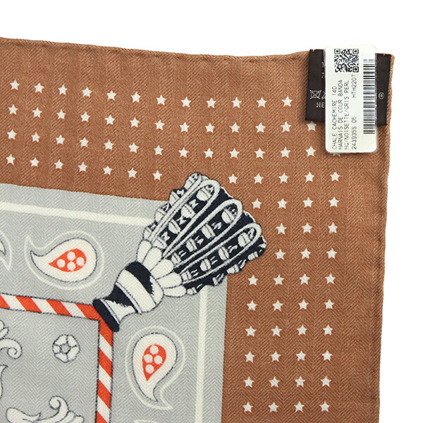 楽天市場】【未使用】 エルメス ショール カレ ジェアン 140 宮廷の