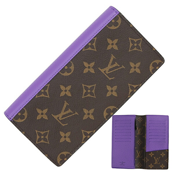 楽天市場】【新品】 ルイヴィトン 長財布 ポルトフォイユ ブラザ