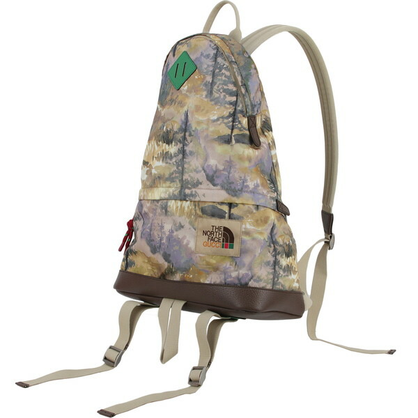 楽天市場】グッチ × ノースフェイス バックパック フォレスト ナイロン
