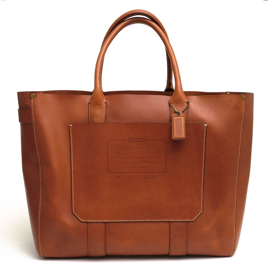 楽天市場】COACH トートバッグ コーチ F70915 Rustic Leather Tote