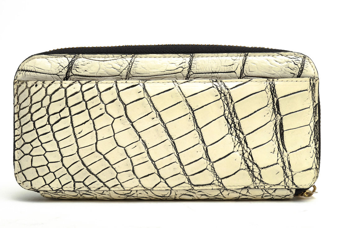 楽天市場】STYLE CROCO 長財布 スタイルクロコ 谷染め 目地染め バニラ