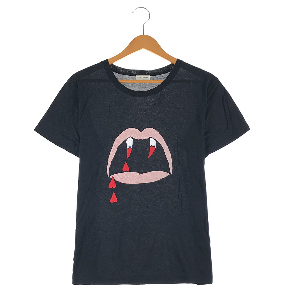 楽天市場】SAINT LAURENT PARIS ブラッドラスターTシャツ ブラック