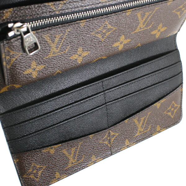 楽天市場】ルイヴィトン 長財布 三つ折り メンズ モノグラムマカサー