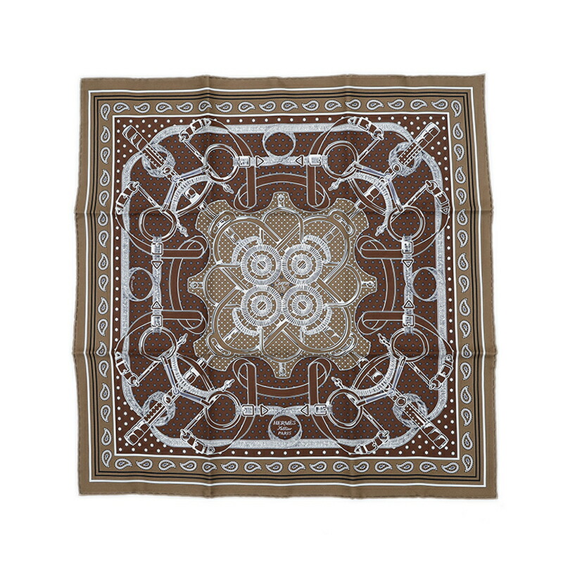 楽天市場】【未使用品】エルメス カレ55 バンダナ エプロンドール