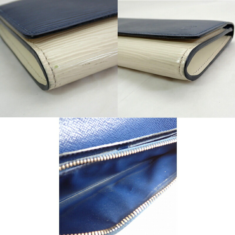 楽天市場】ルイ・ヴィトンエピポルトフォイユフロールレザー二つ折り長