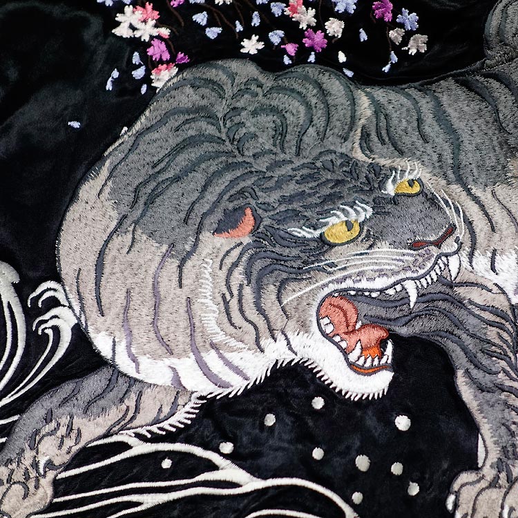 楽天市場】SATORI さとり 桜と白虎 スカジャン GKJ-002 和柄 Cherry