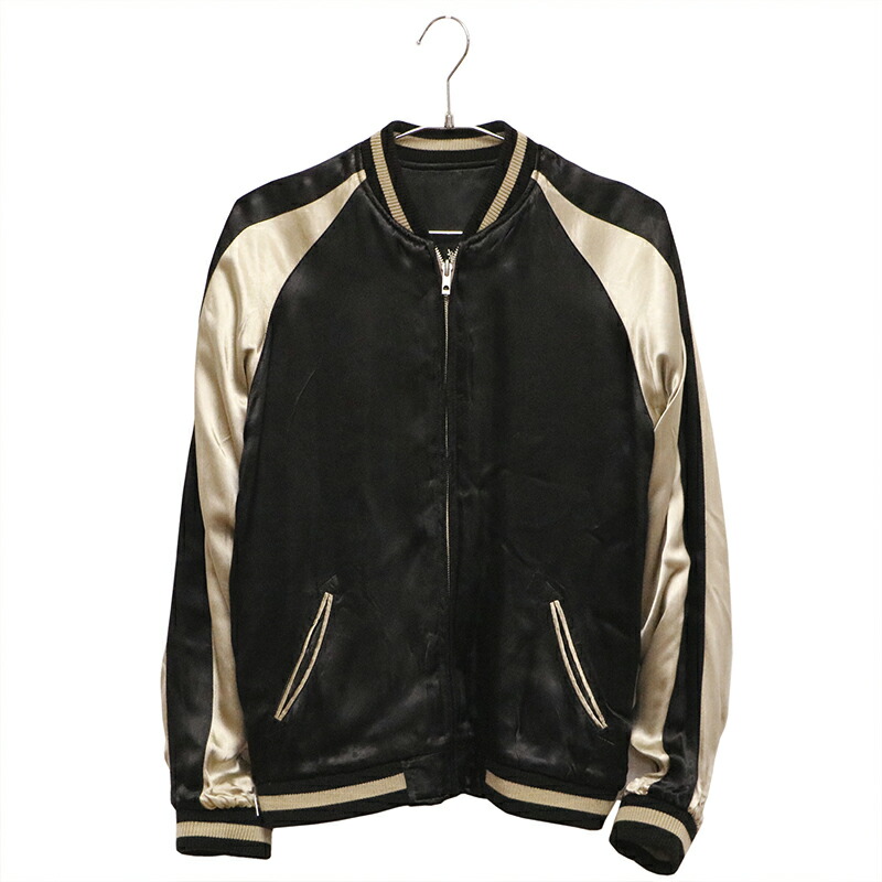 楽天市場】satori さとり 狼 刺繍 和柄 リバ−シブル スカジャン