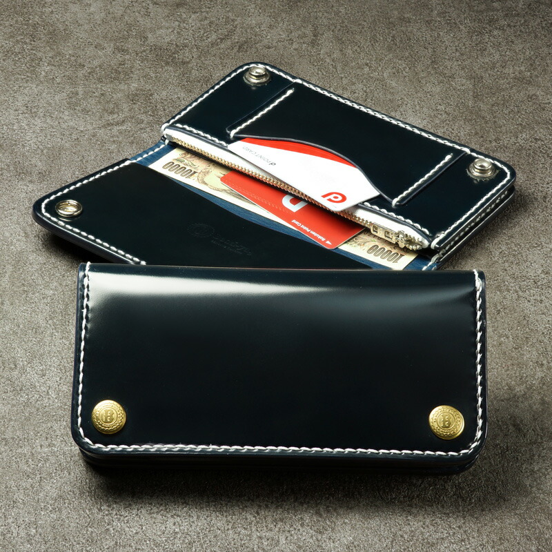 楽天市場】トラッカーズウォレット コードバン TYPE II 本藍染め【長