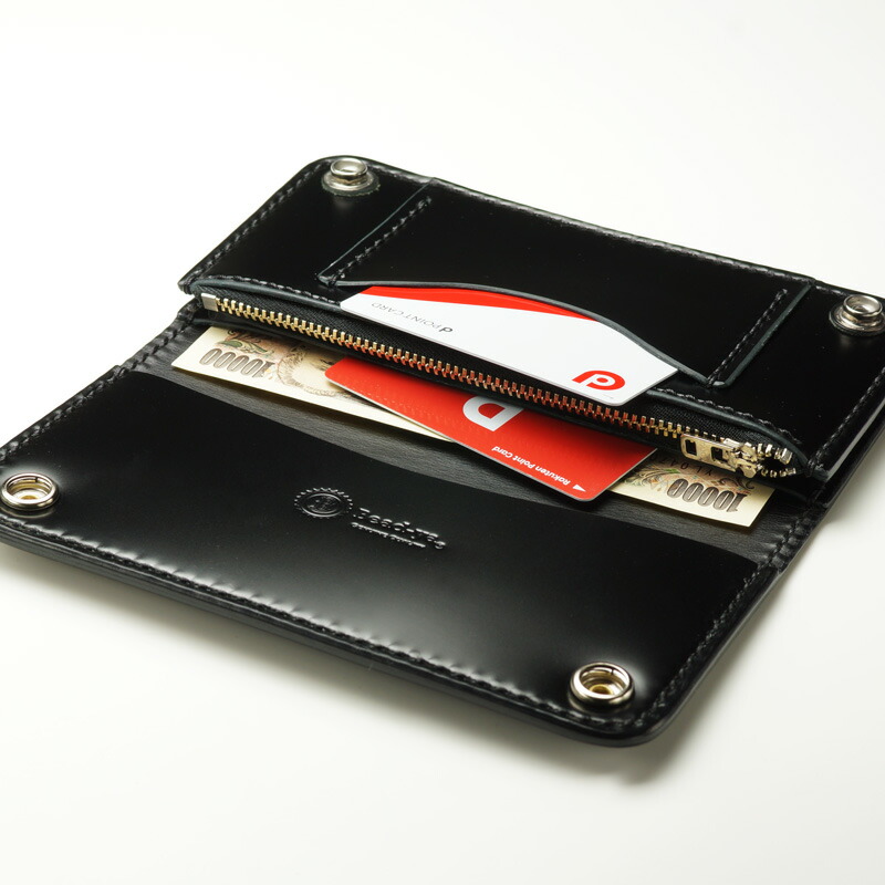 楽天市場】トラッカーズウォレット コードバン TYPE II 黒【長財布