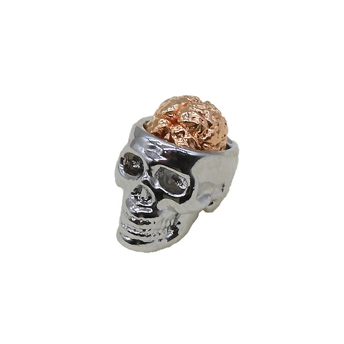 楽天市場】ガーグル ピアス 飛び出た脳みそ ドクロ 骸骨 アクセサリー