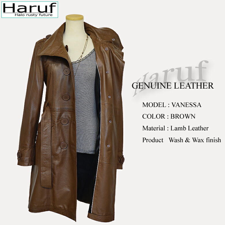 楽天市場】レザーコート ロングコート レザージャケット 本革