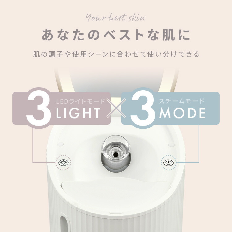 楽天市場】フェイススチーマー スチーマー コンパクト アイリス