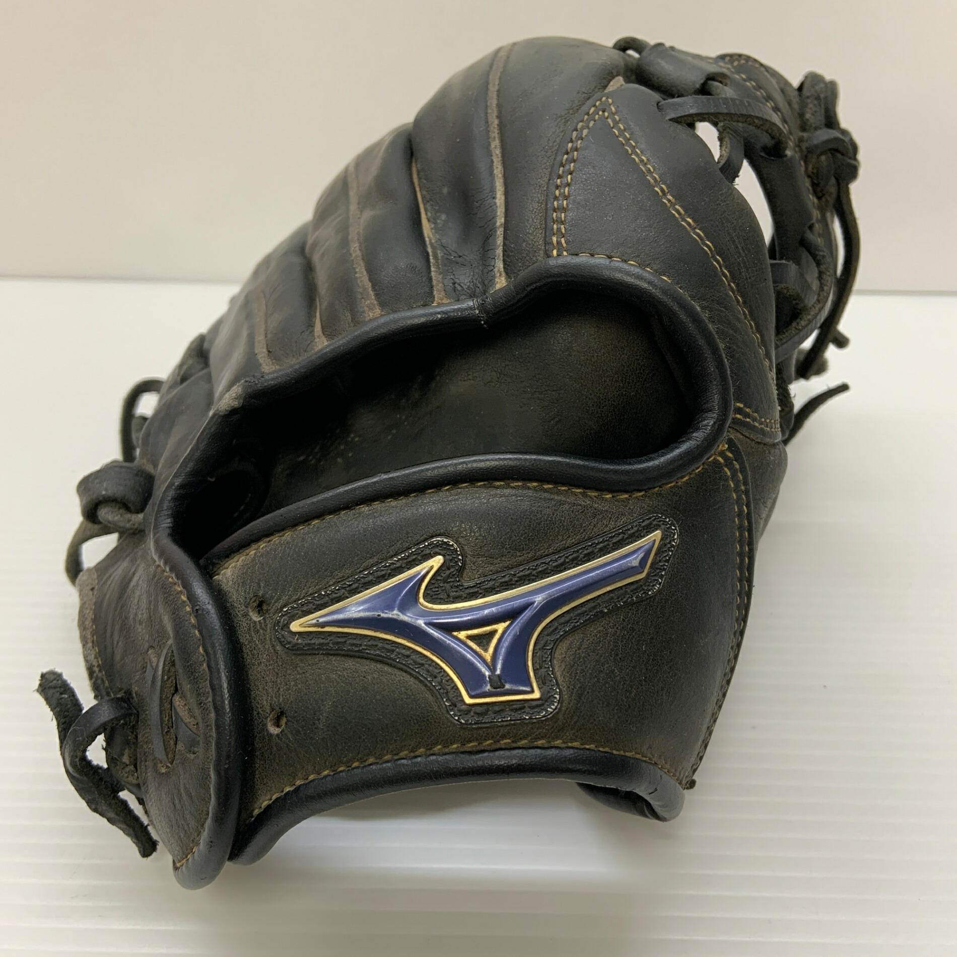 Mizunoセレクト9 ソフトプラス ブラック 軟式グローブ 左投げ 外野 美