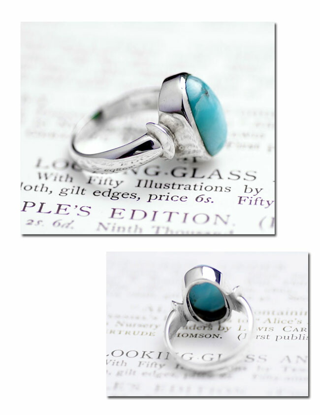 楽天市場】ラリマー シルバー リング 指輪 レディース 天然石