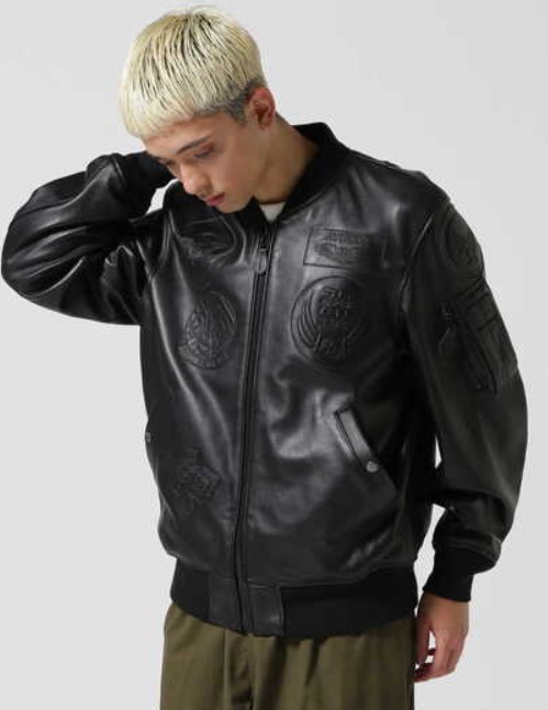 楽天市場】AVIREX 【アビレックス/アヴィレックス】 LEATHER TYPE MA-1