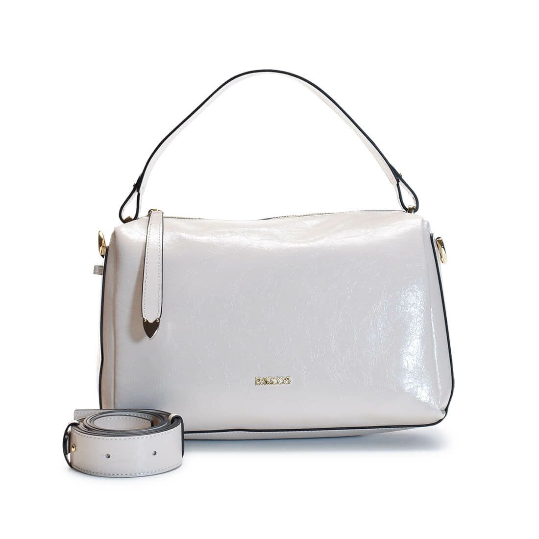 楽天市場】BARCOS しわパテントレザー2wayハンドバッグ レディース 全3