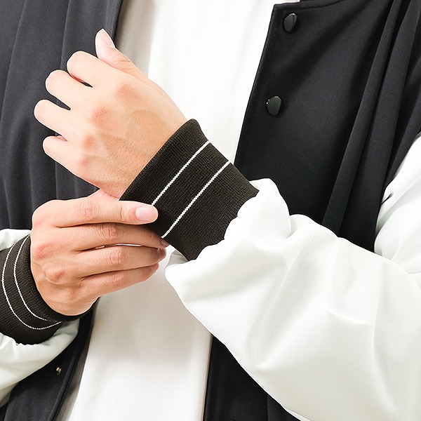 横浜 REWARD グランドコート スタジャンタイプ リブライン 三角タグ